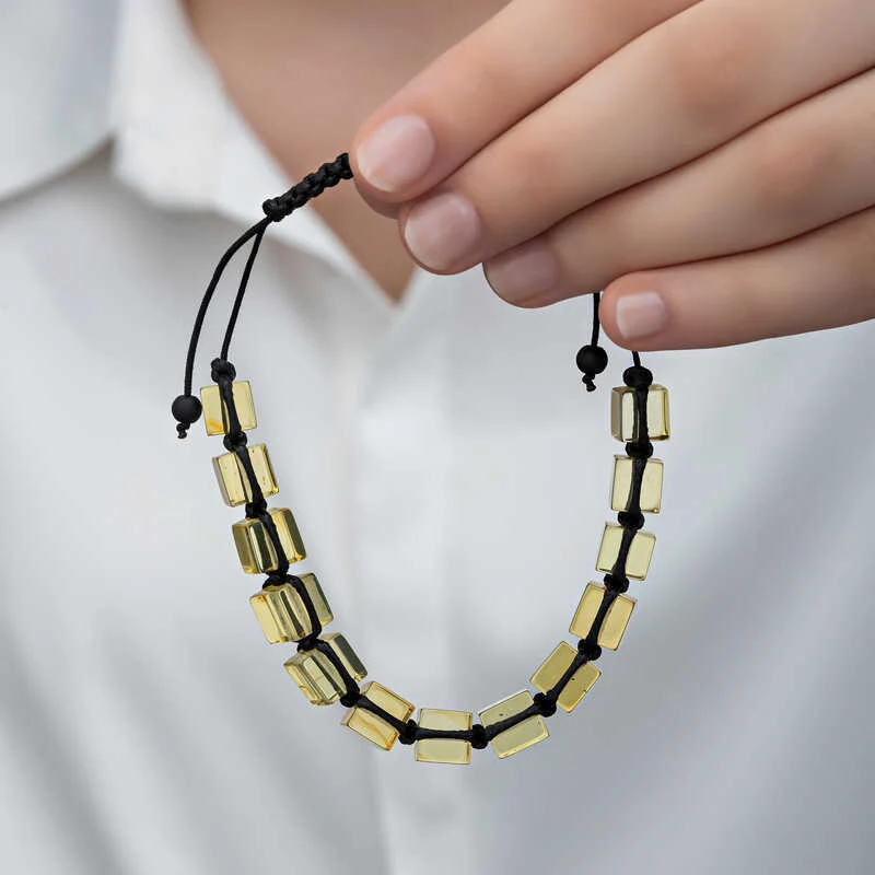 Yetişkin Damla Kehribar Bileklik - Görsel 4
