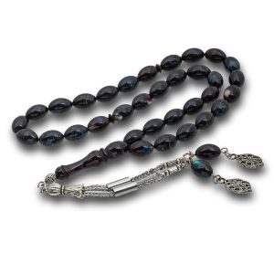 Metal Püsküllü Arpa Kesim Tesbih