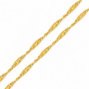 Gümüş Gold 55 Cm Singapur Zincir