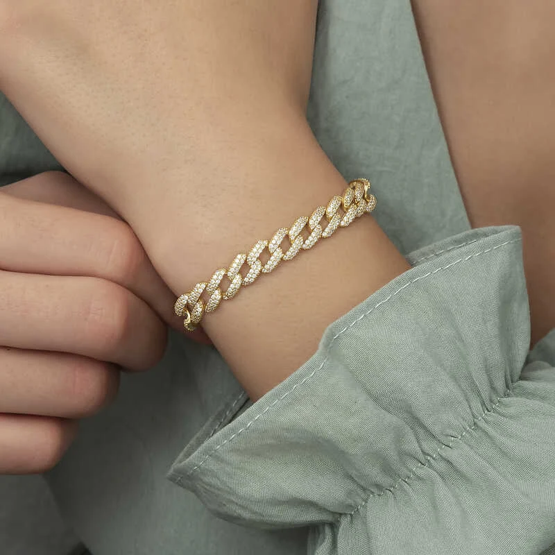 Gümüş Gold Taşlı Gurmet Bayan Bileklik - Görsel 3