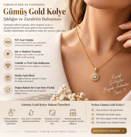 Gümüş Gold Kolye Nedir? 925 Ayar Gold Kaplama Kolye Rehberi