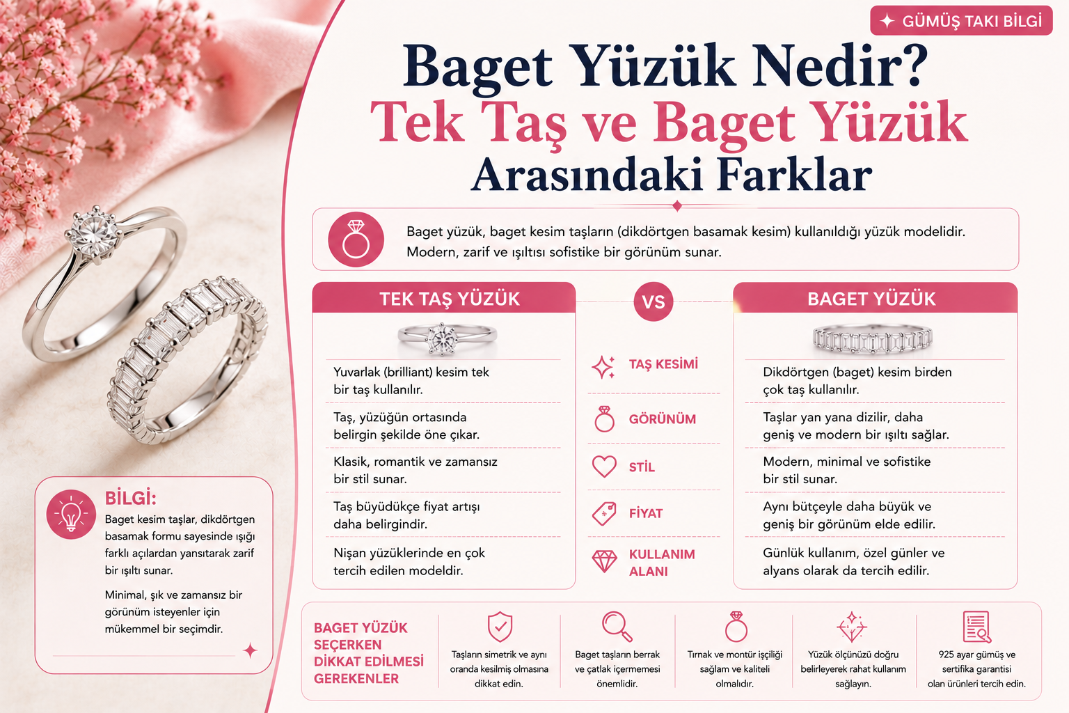 925 Ayar Gümüş Takı Modelleri ve Fiyatları