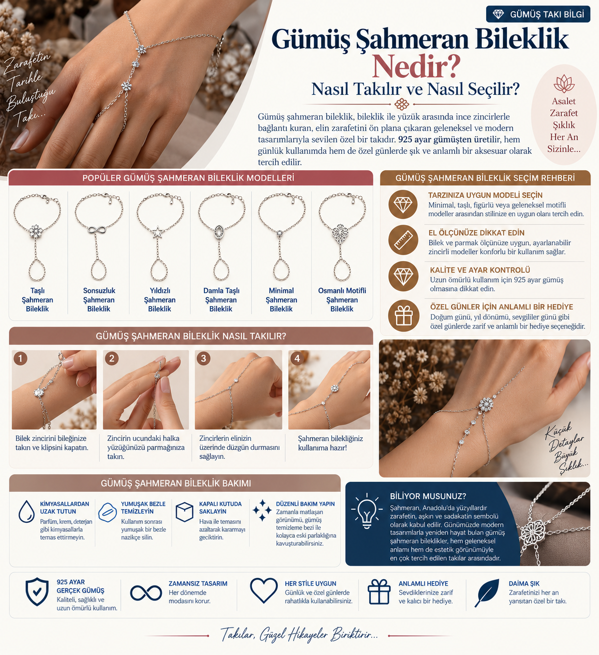 925 Ayar Gümüş Takı Modelleri ve Fiyatları
