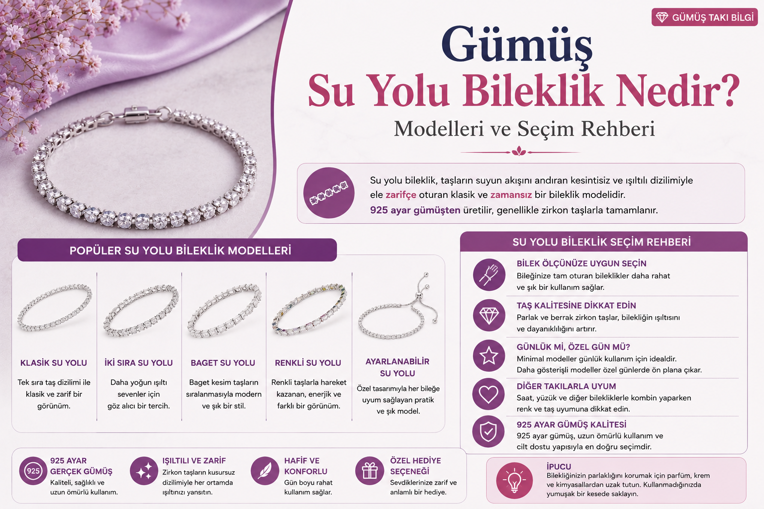925 Ayar Gümüş Takı Modelleri ve Fiyatları