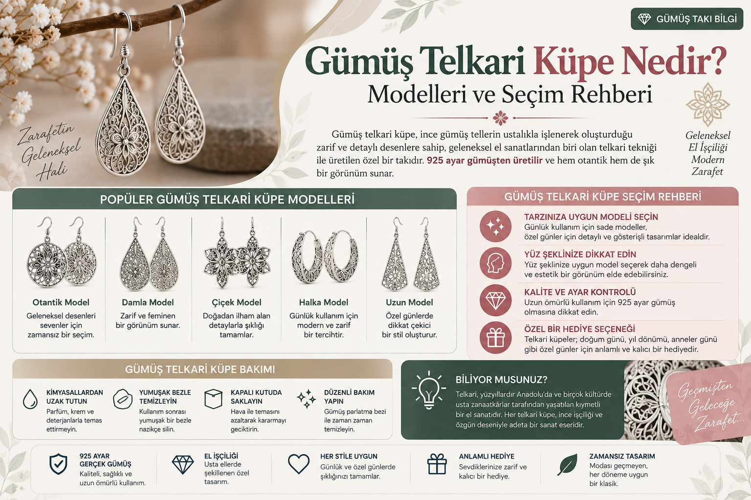 925 Ayar Gümüş Takı Modelleri ve Fiyatları